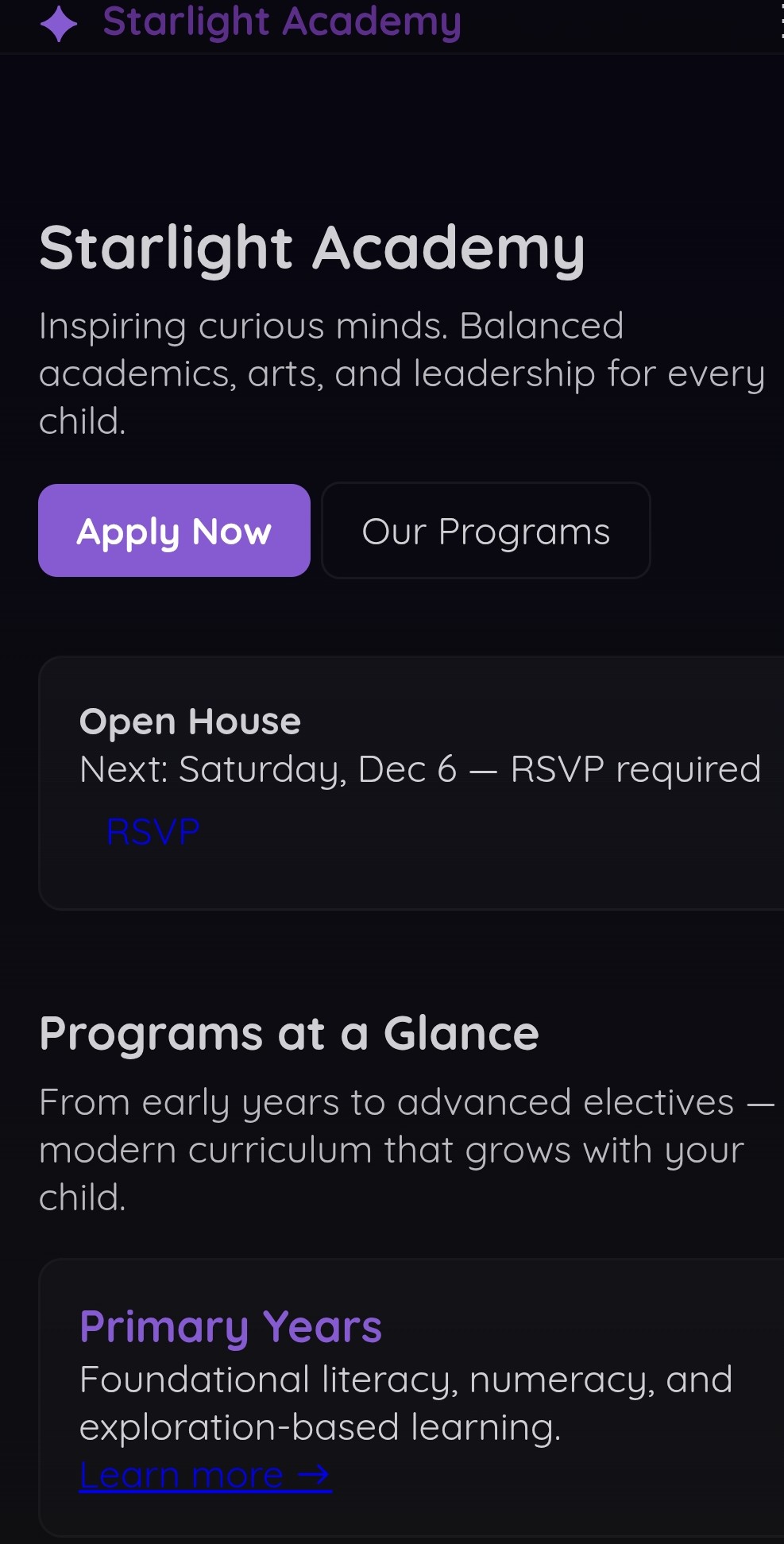 Starlight Academy