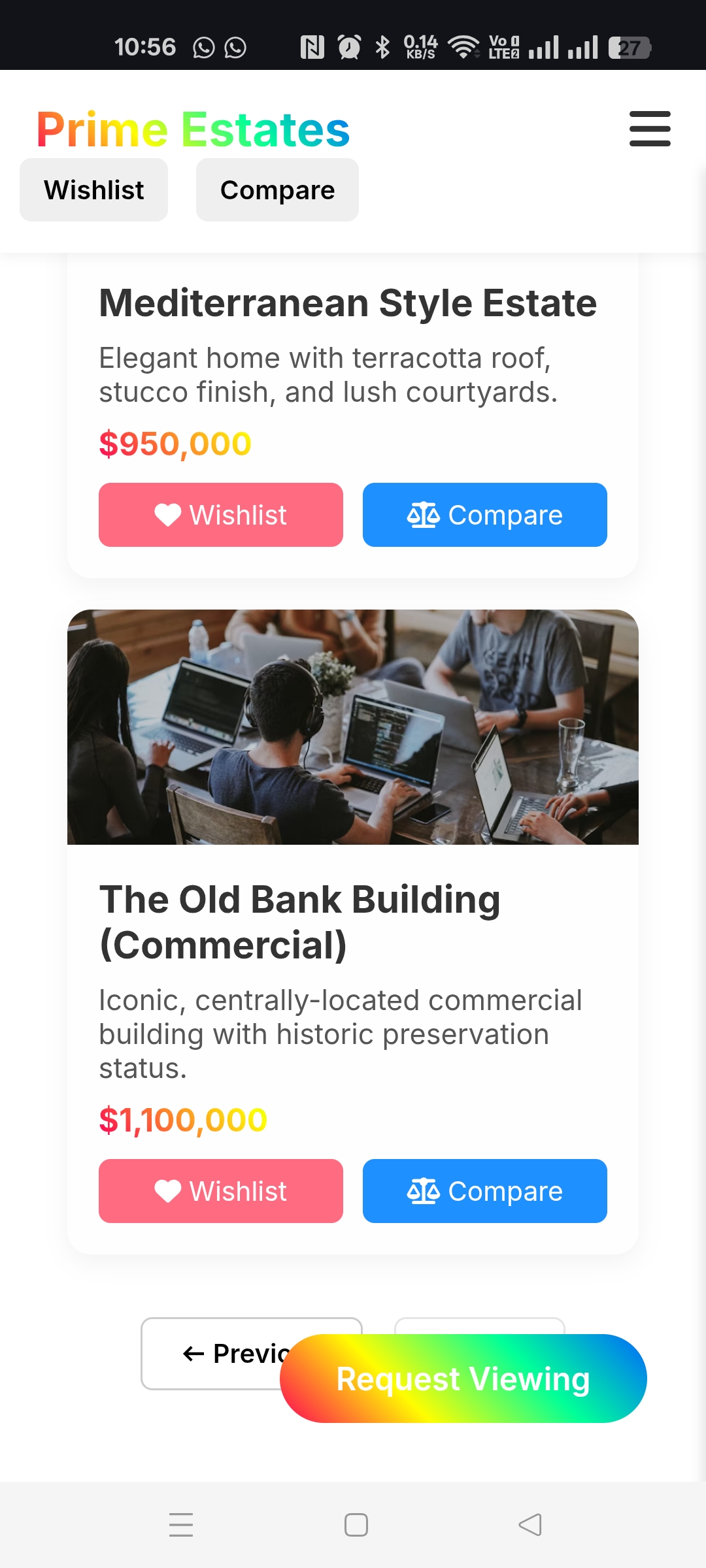 Real Estate Website