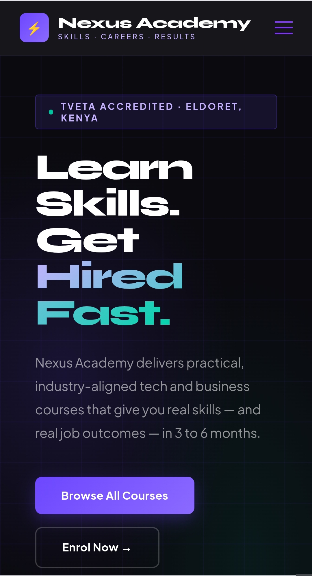 Nexus Academy — Training Academy Template