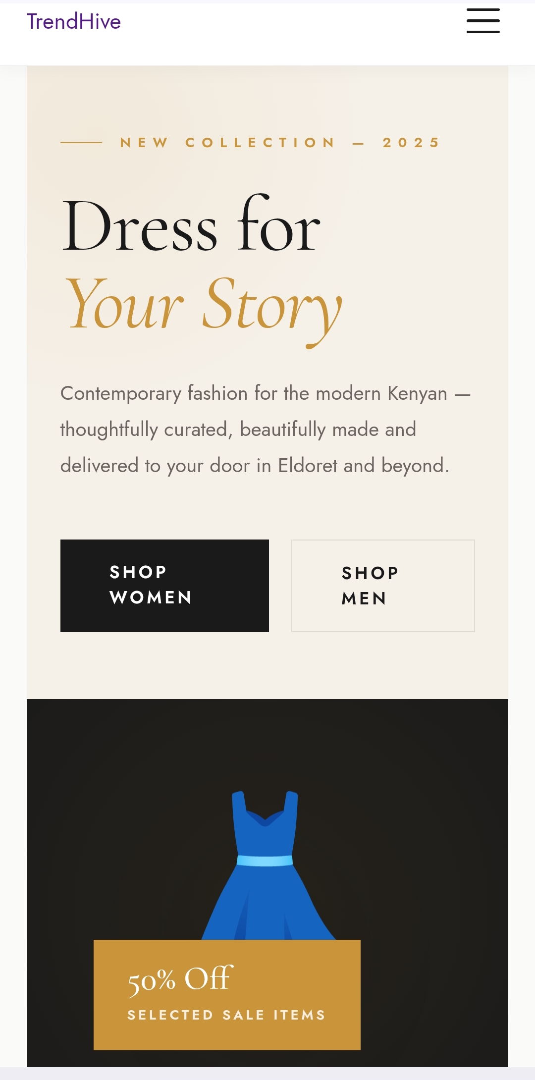 TrendHive — Fashion Store Template